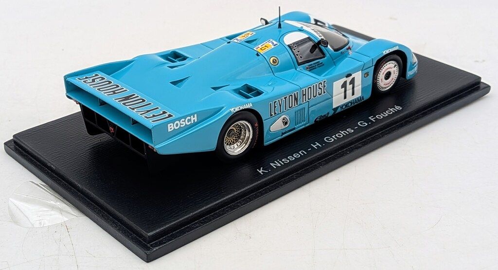 MINIMAX 1 43 Sparkmodel Porsche 962 C No 11 8 th 24 H Le Mans 1988 K Nissen Grohs G F S 9873