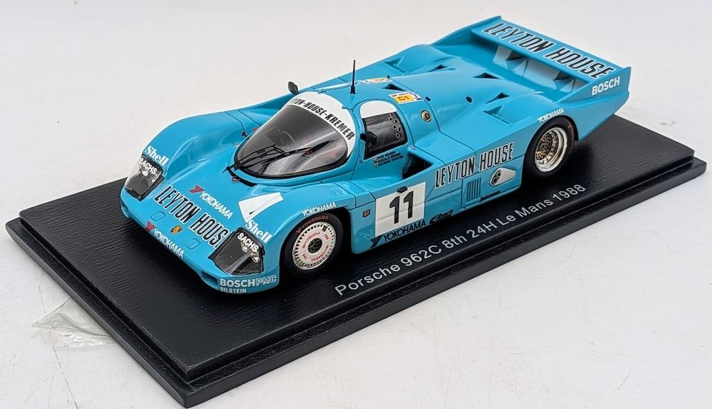 MINIMAX 1 43Sparkmodel Porsche 962C No.11 8th 24H Le Mans 1988 K.Nissen H.Grohs G.F S9873