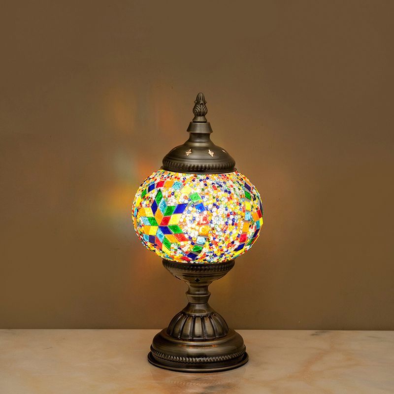 モザイクガラス テーブルランプ LEDライト ガラス 卓上 照明器具 ジョルダンモザイク マルチ 間接照明 インテリア 飾り