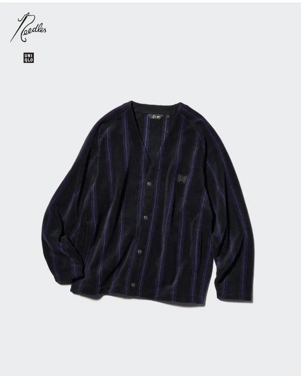Needles X UNIQLO ユニクロ ストライプ カーディガン ユニクロ