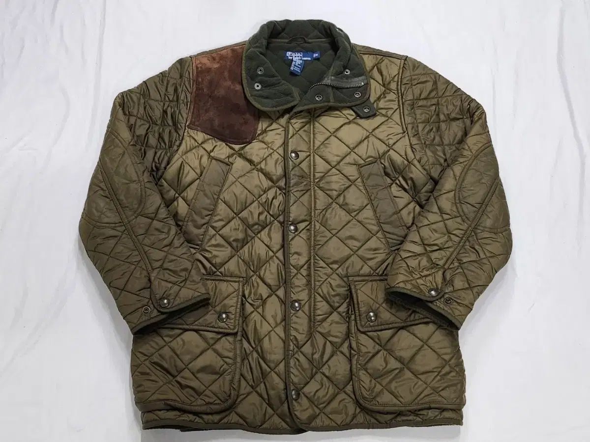 (S)ポロ ラルフローレン キルティング Classic スウェード Camden アウター