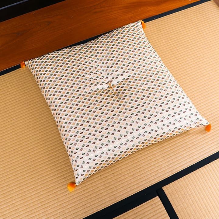 御前座布団 クッション 座布団 白虎 70×70cm