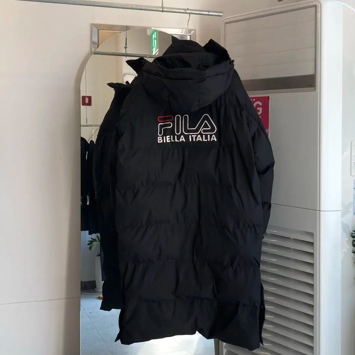 FILA フィラ ダウンジャケット ロング丈 2XL 110 Fila Long Padding