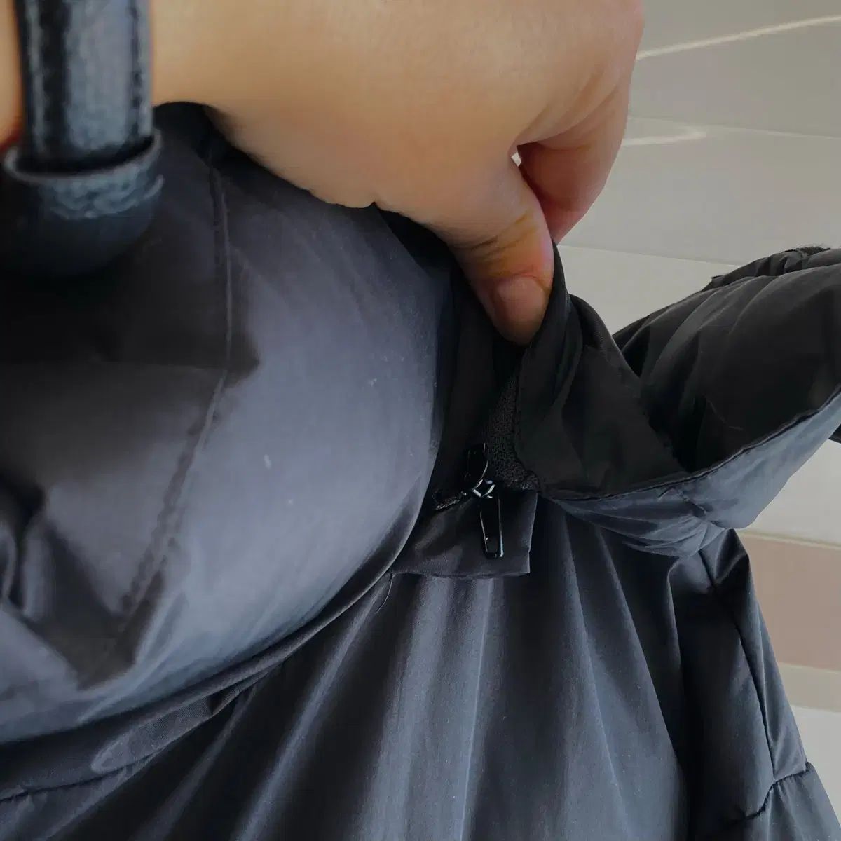 ダウンジャケット ロング丈