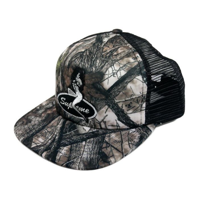 Supreme 正規 25 AW FW Pinup Mesh Back 5-Panel Cap ピンナップガールロゴ メッシュバック5パネルキャップ TrueTimber HTC Fall Camo トゥルーティンバー フォールカモ ツリーカモ Free
