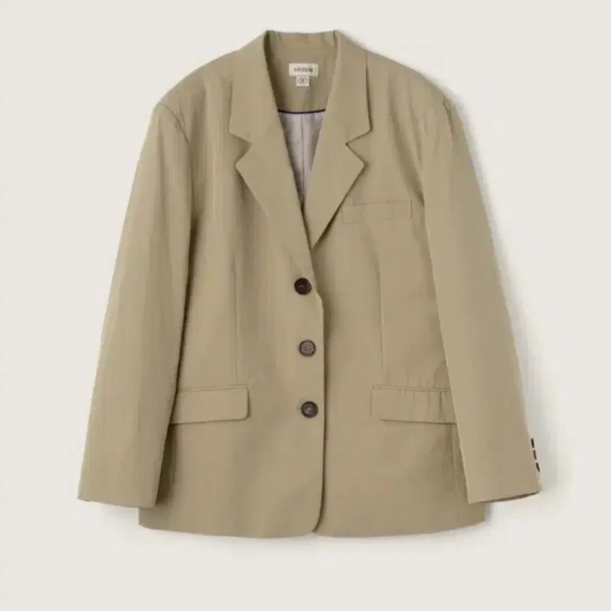 シエンヌ tate cotton jacket ベージュ