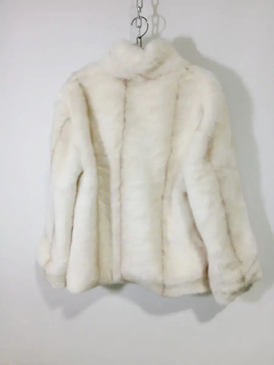  ガネシャ アイボリー ファー ジャケット テーラードジャケット ジャケット アウター