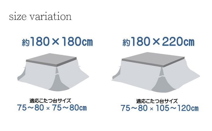 省スペース こたつ布団