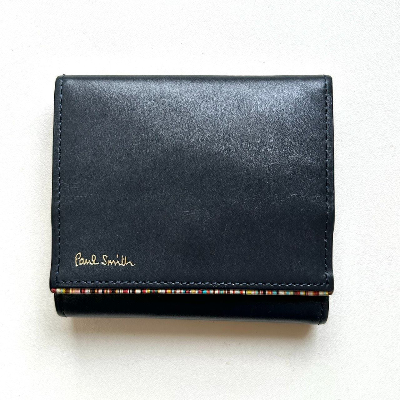 ポールスミス Paul Smith 三つ折り財布 コンパクトウォレット ブラック