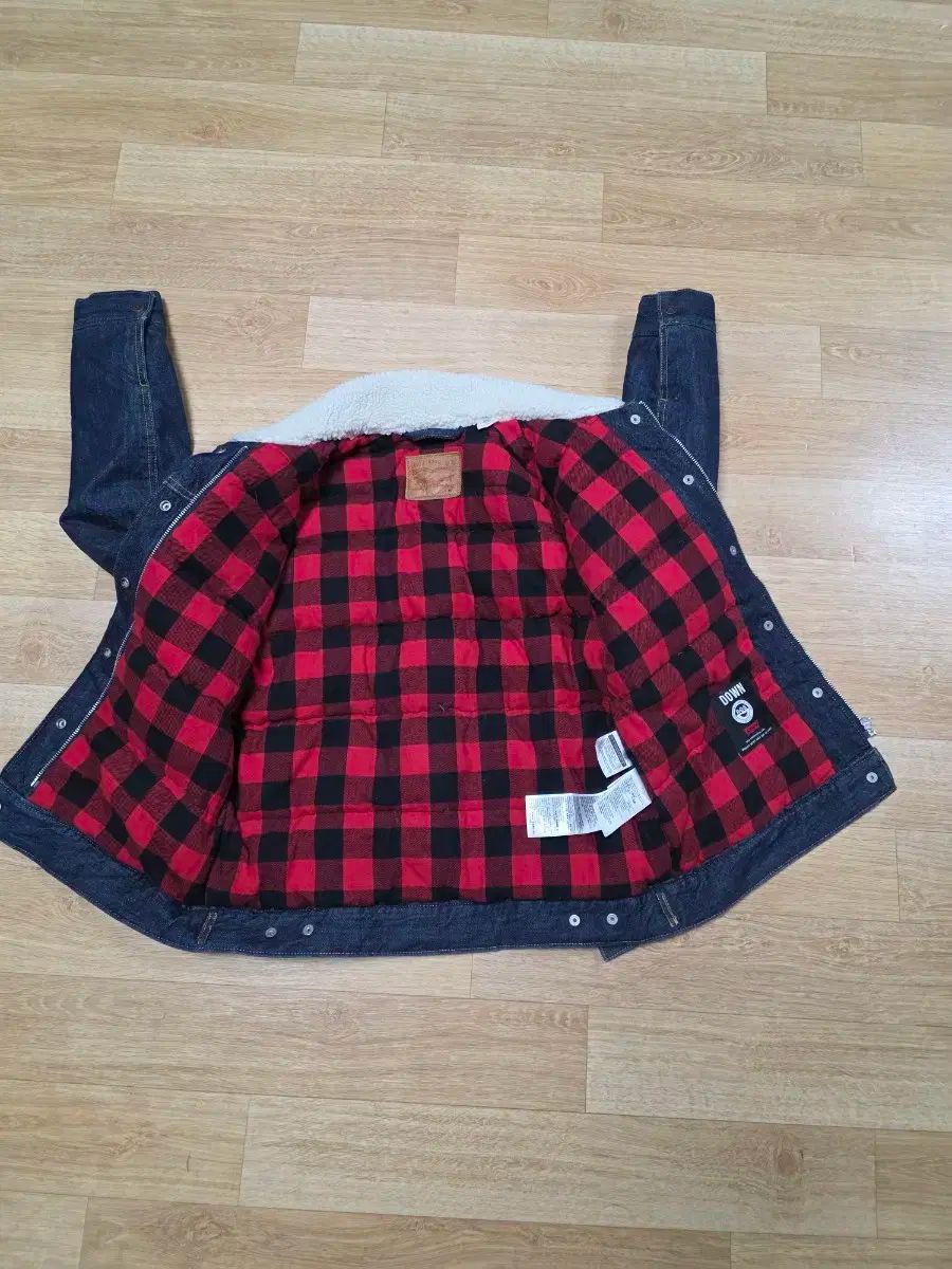 み リーバイス シェルパ グースダウン デニム ジャケット レディース95 GULLKHAN_COM