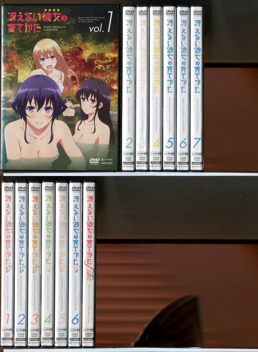 冴えない彼女の育てかた 全7巻 ♭全6巻 劇場版 冴えない彼女の育てかた fine 計14巻セット DVD レンタル落ち c7163