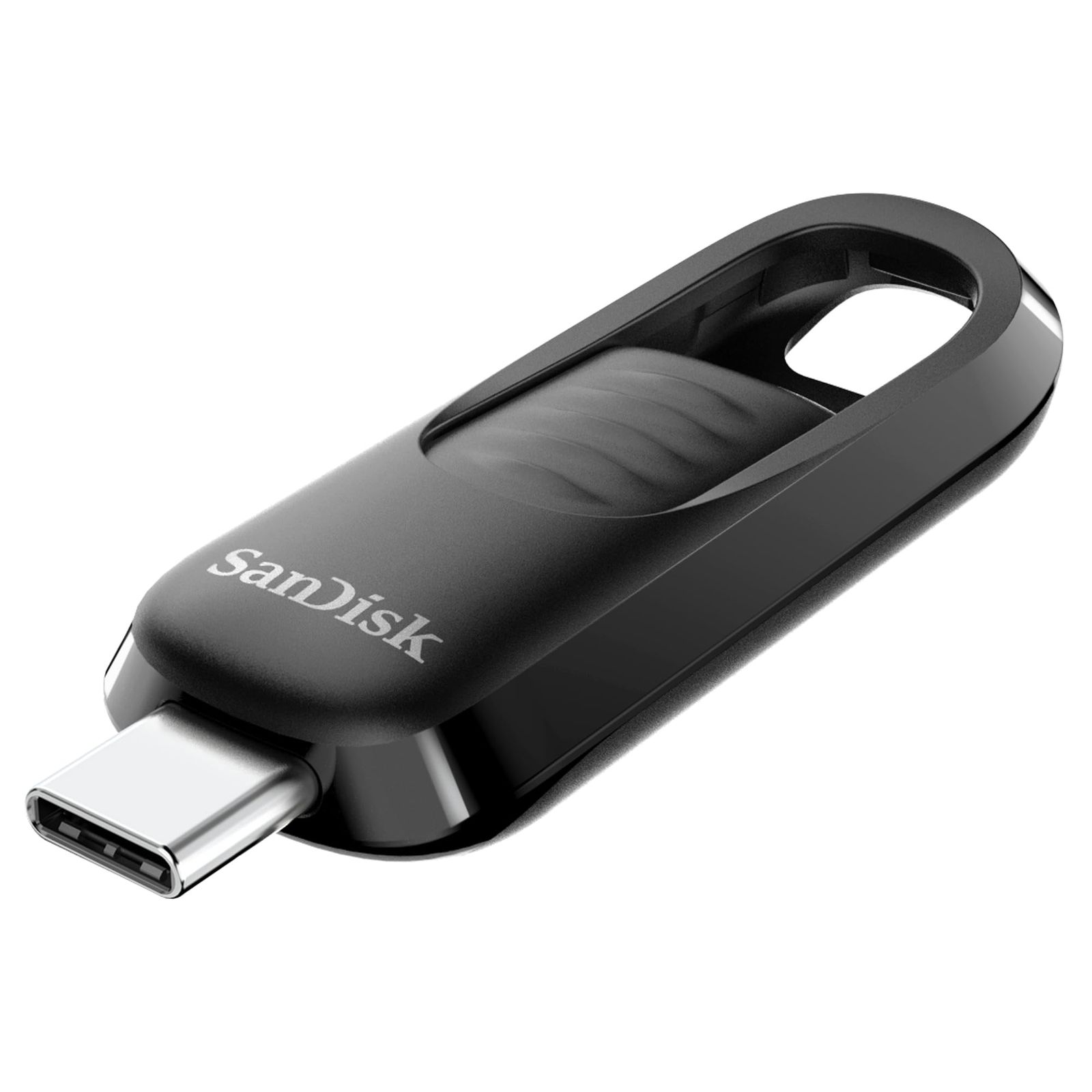 SanDisk サンディスク 1TB ウルトラスライダー USB Type-Cフラッシュドライブ USBスティック 高速パフォーマンスメモリースティック 最大400MB 秒の読み取り速度 USB 3.2 Gen 1 格納式コネクタ キーリング ブラッ