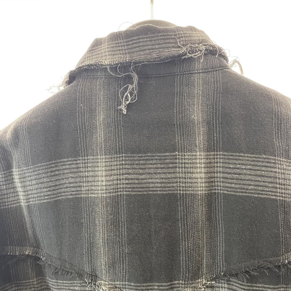 中古】DAIRIKU 21AW Checkworkljacket 21AW J-8 ブラック サイズL  