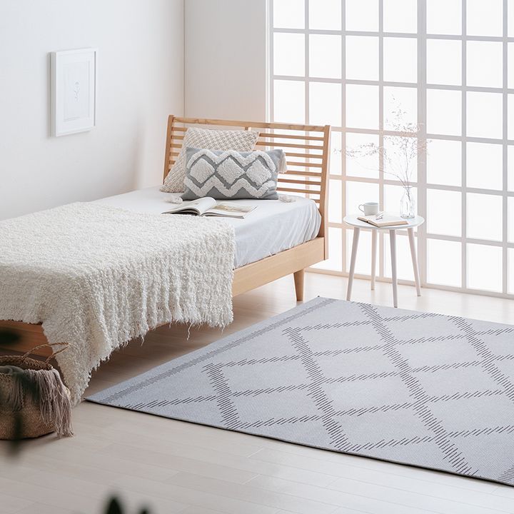 柄ボリュームラグ カーペット