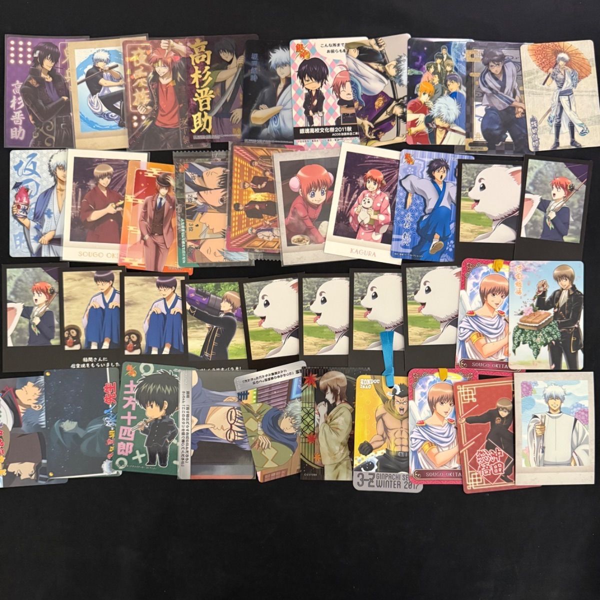 銀魂 カード カードダス クリアカード ぱしゃこれ 坂田銀時 志村新八 