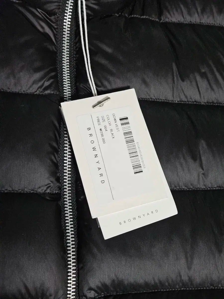 BROWNYARD ダウン ベスト ブラック