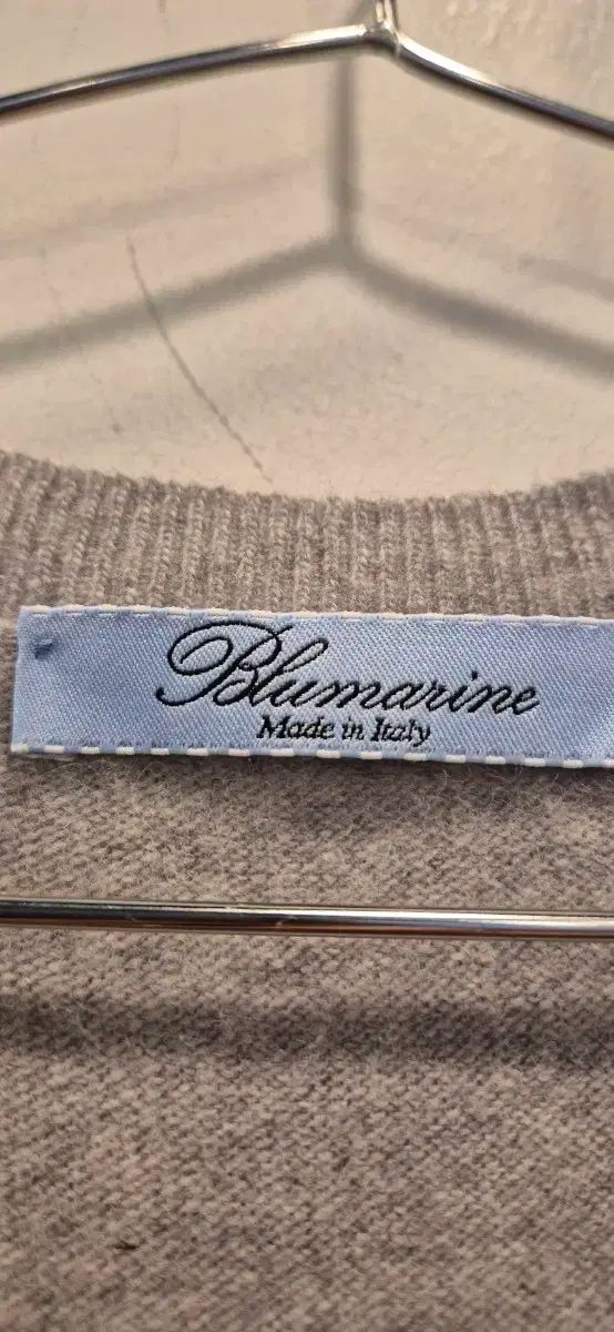 ブルーマリン ニット ベスト グレー