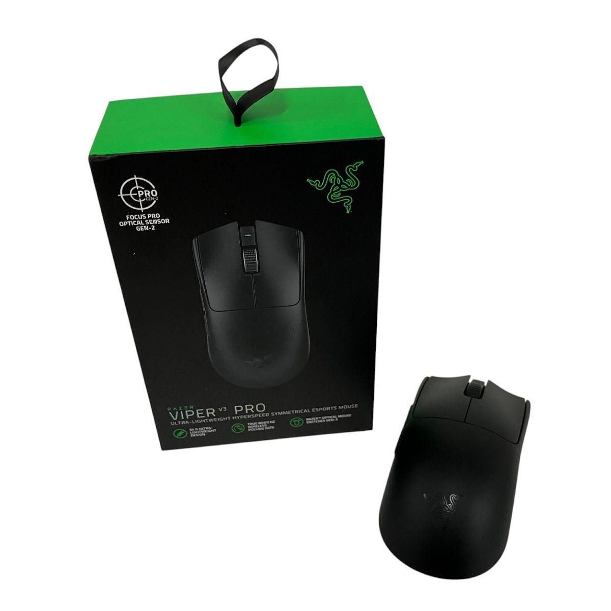 RAZER VIPER V3 PRO RZ01-0512 ワイヤレスゲーミングマウス PC アクセサリ ブラック B10592080