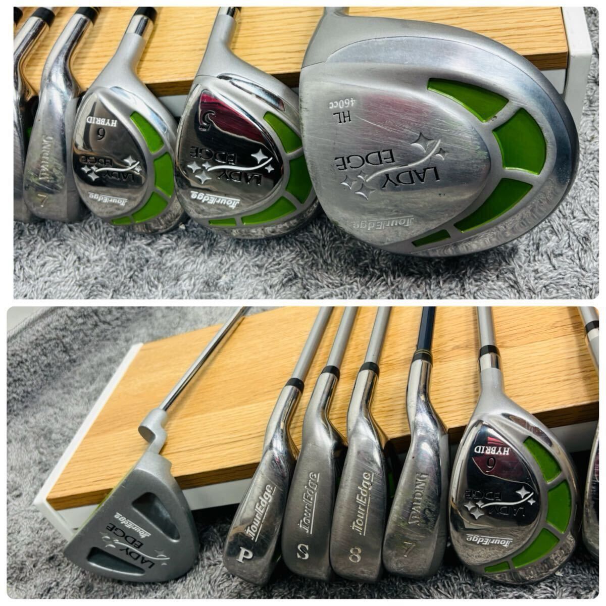 ツアーエッジ レディーエッジ レディース ゴルフセット 9本 TOUREDGE LEDYEDGE フレックス L FLEX キャディバッグ