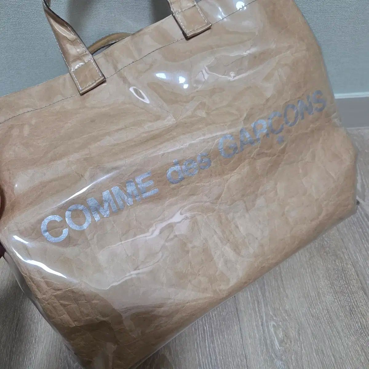 コム デ ギャルソン PVC トート バッグ