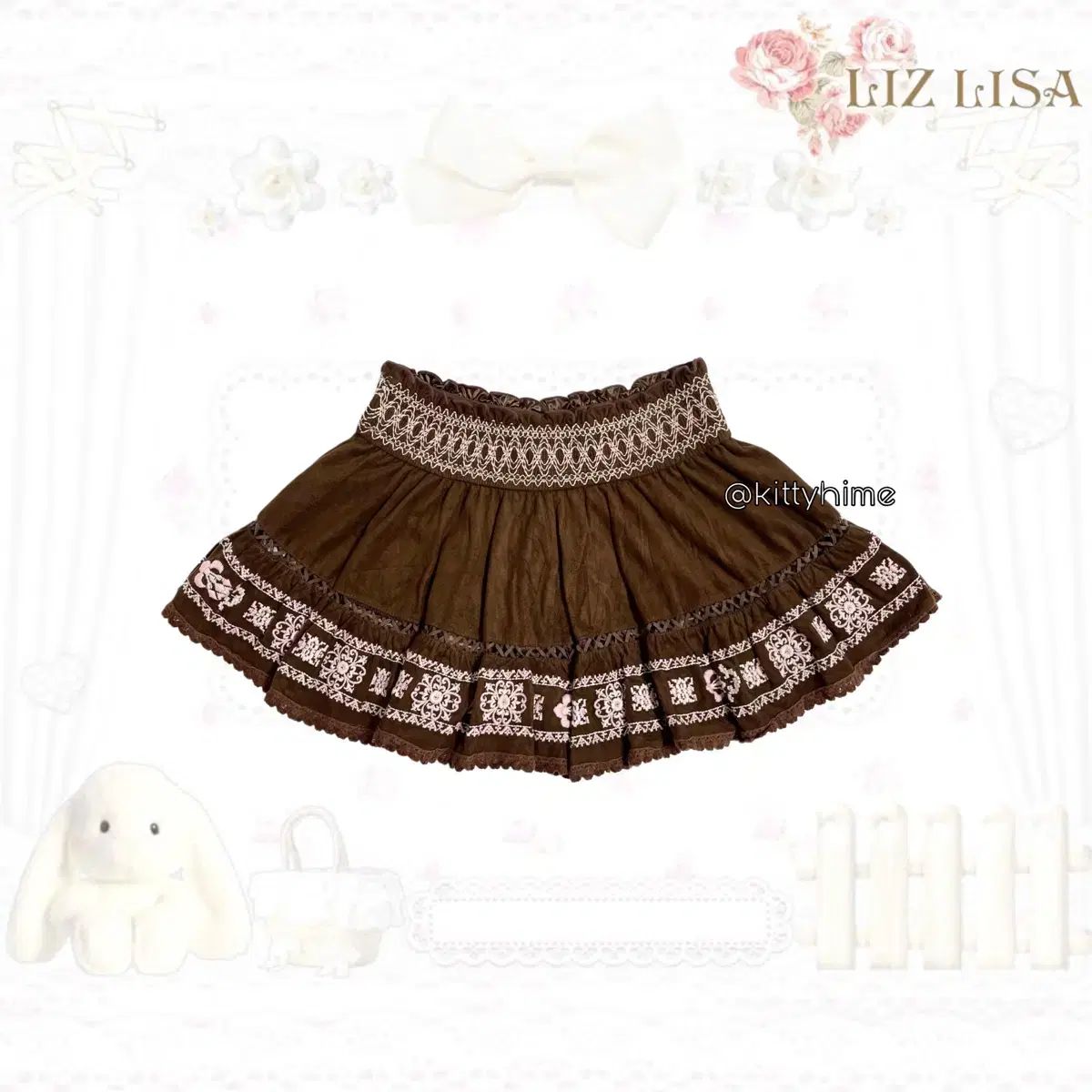 リズリサ 딸기맛 ヒメカジ キュロットパンツ ラテギャル ラブリー ギャル