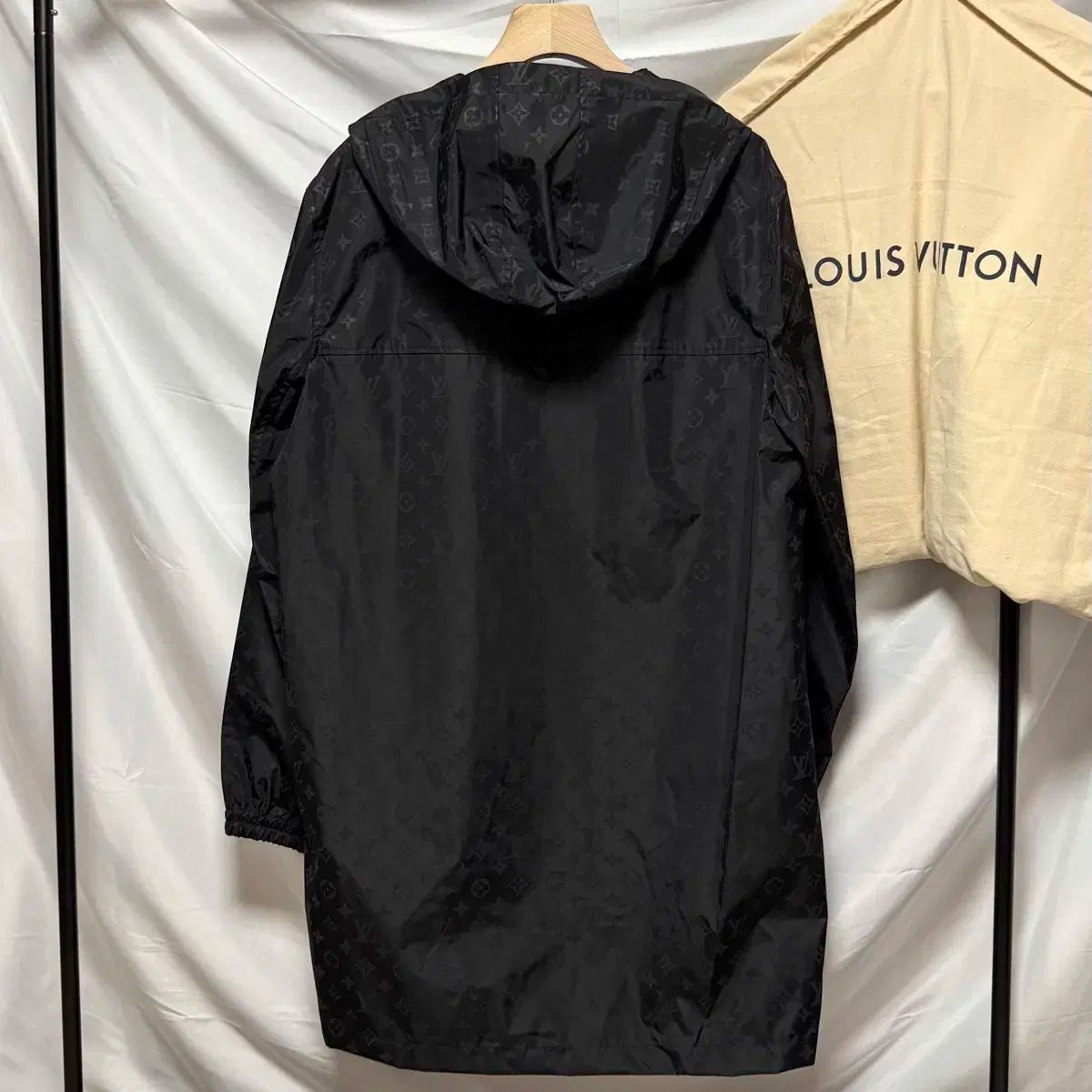 S 級52 ルイヴィトン ミッドレングス モノグラム ウィンドブレーカー ジャケット フルセット KANDAIZUMI_COM
