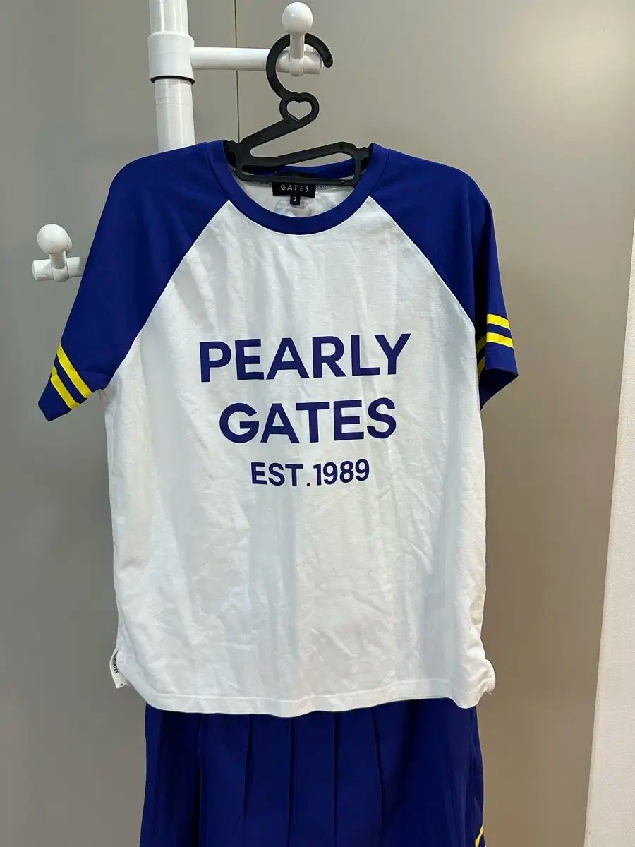 パーリーゲイツ レディース ゴルフウェア 上下セット 半袖 スカート セットアップ