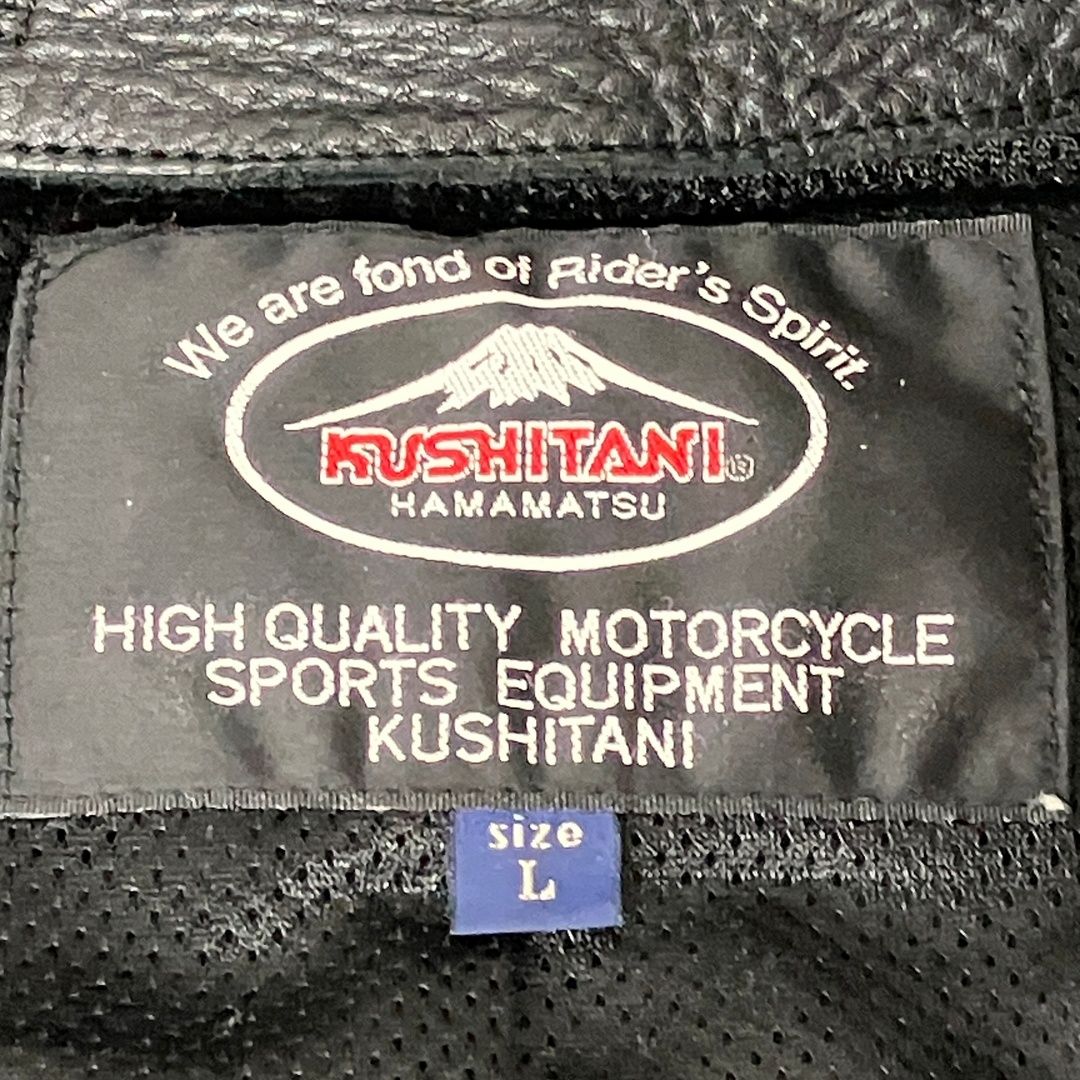 KUSHITANI K0640 レザージャケット SIZE L クシタニ 中古 S10535600