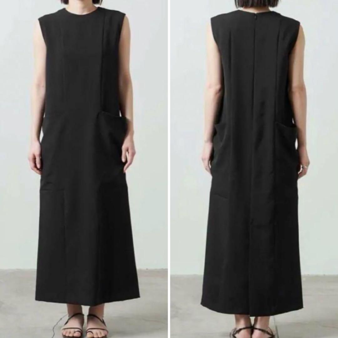 MARW UNITED ARROWS ビッグポケットワンピース 36 ブラック