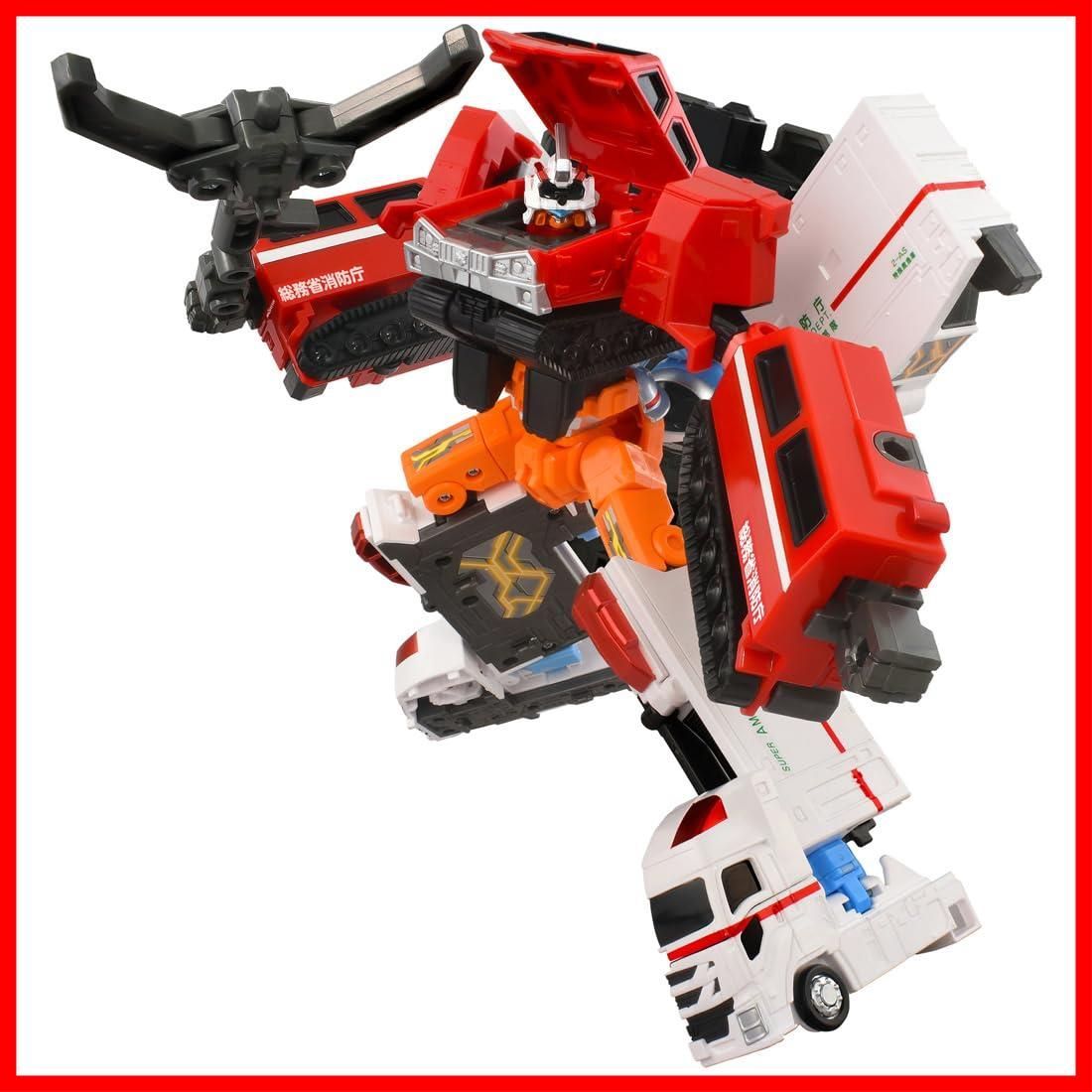 レッドサラマンダー&スーパーアンビュランス DXセット ハイパーレスキューブレイバー TJBDX ミニカー ジョブレイバー おもちゃ トミカ TOMY 3歳以上 タカラトミー TAKARA