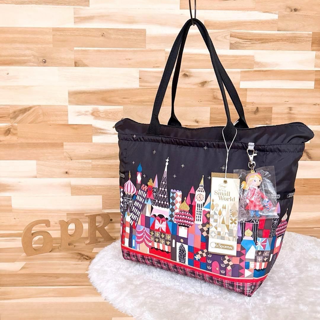 レスポートサック ディズニー イッツアスモールワールド トートバッグ