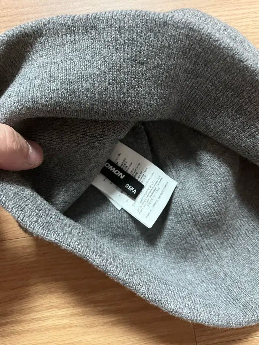 SALOMON OSFA ビーニー グレー