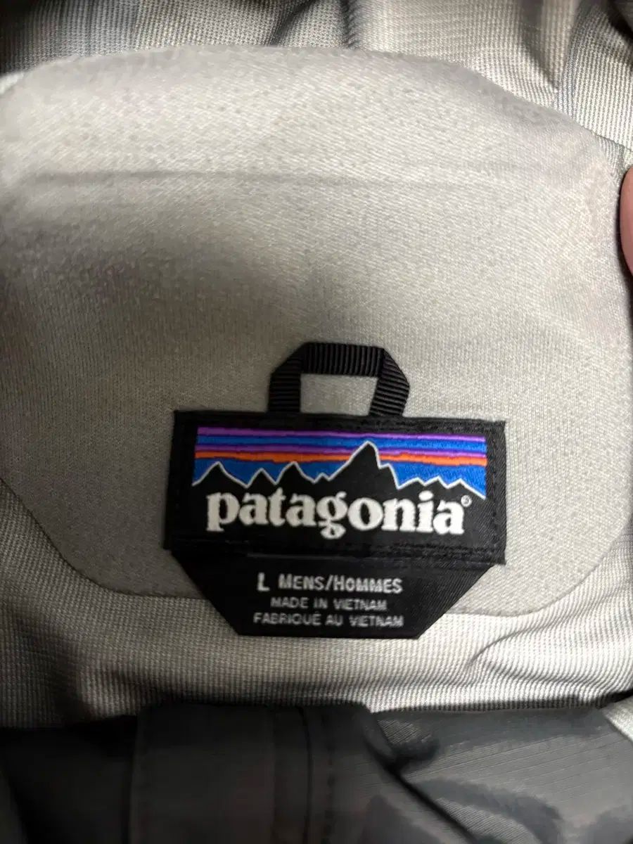 patagonia トレントシェル アノラック ジャケット ブラックグレー L