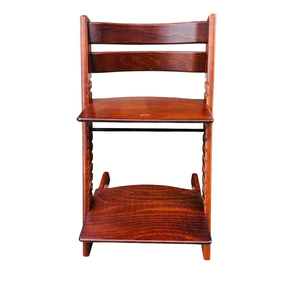 ストッケ トリップトラップ キッズチェア STOKKE TRIPTRAP ベビーチェア ハイチェア 高さ調整 ウォールナットブラウン