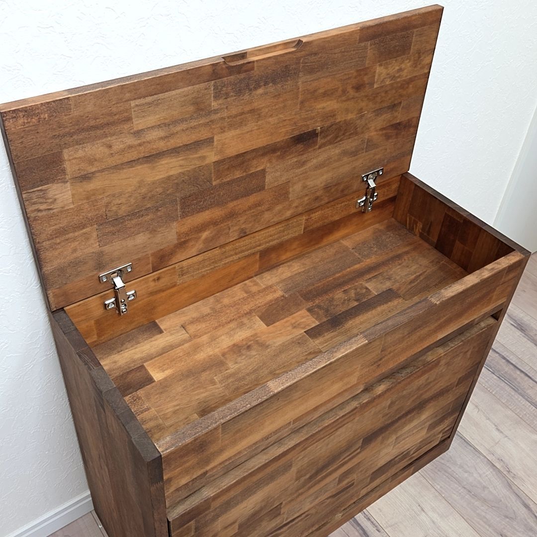 ベンチ型収納シューズラック