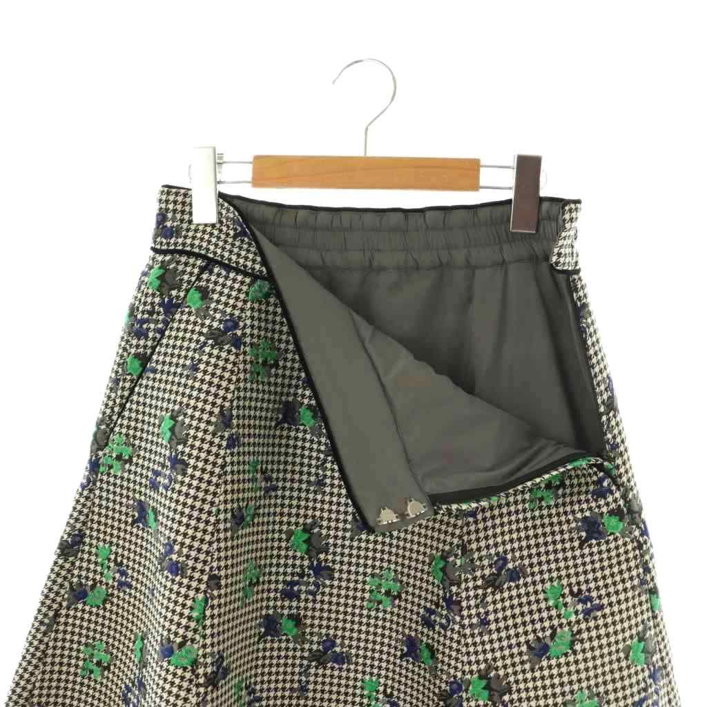 Chesty フラワーハウンドトゥースセットアップ