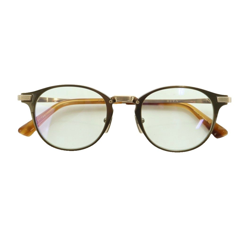 ディータ DITA 24SS RADICON メガネ 眼鏡 メタルフレーム 48 21-145 ゴールド DTX166-A-02 MI OS SH ユニセックス