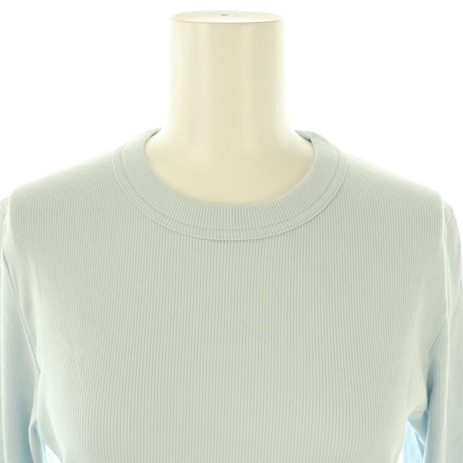 ブラミンク BLAMINK コットンストレッチリブロングスリーブ カットソー