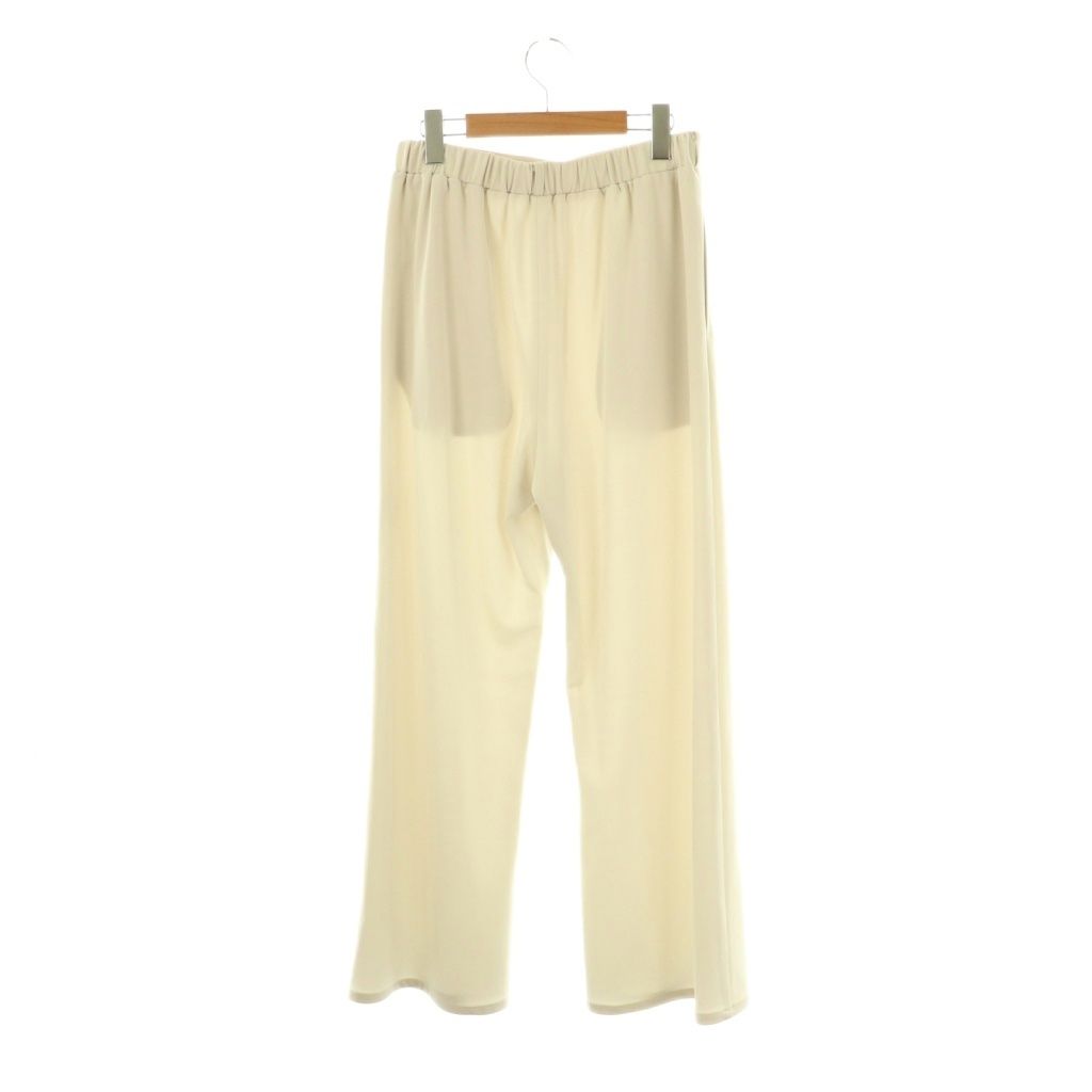 アパルトモン ドゥーズィエムクラス L Appartement DEUXIEME CLASSE 25SS WIDE PANTS ワイドパンツ 38 アイボリー ES OS