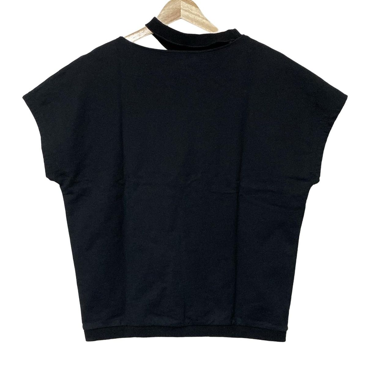 TAM ヴィヴィアンタム 半袖カットソー サイズ38 M レディース - 黒 ラインストーン