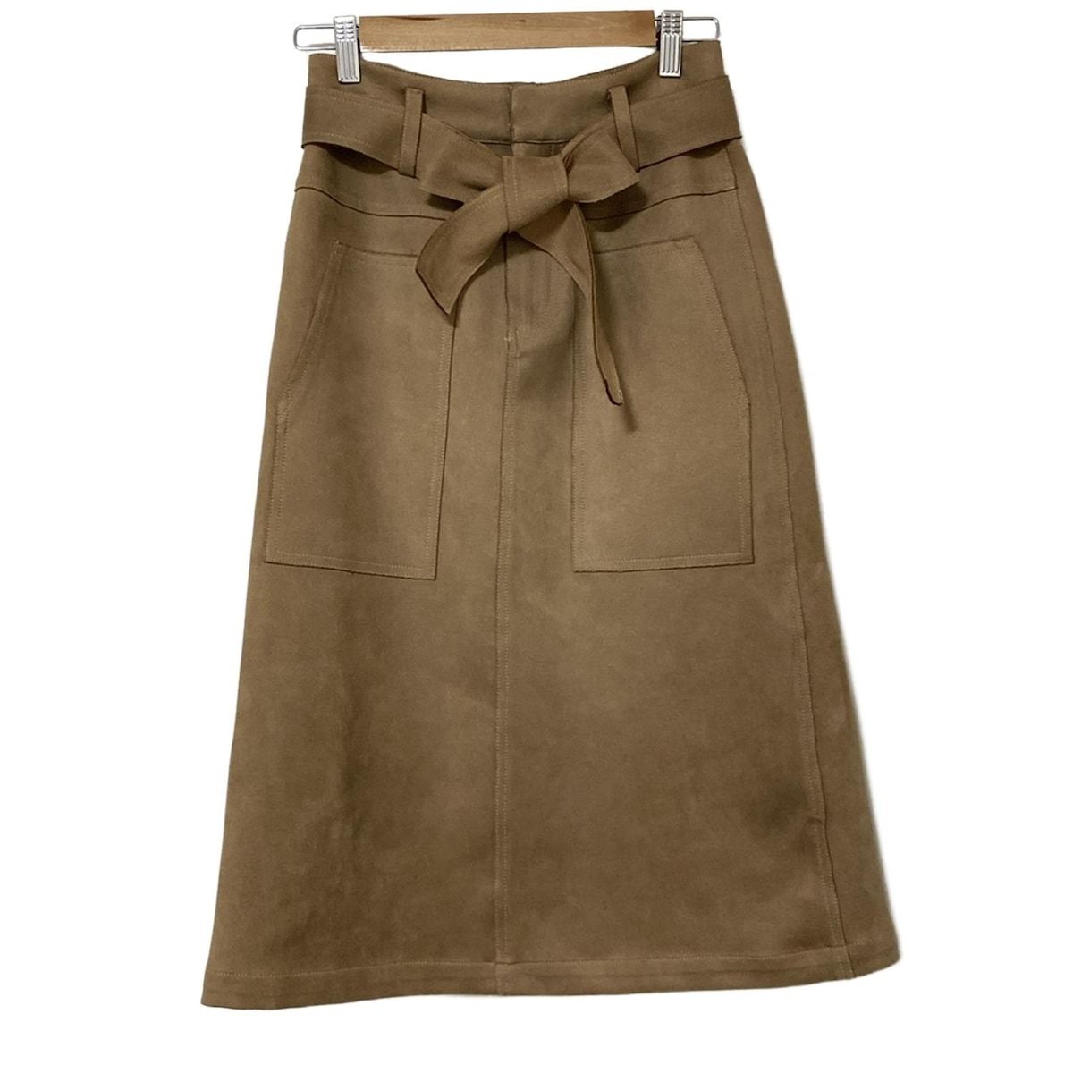 VIVIENNE TAM ヴィヴィアンタム ロングスカート サイズXS レディース - ベージュ