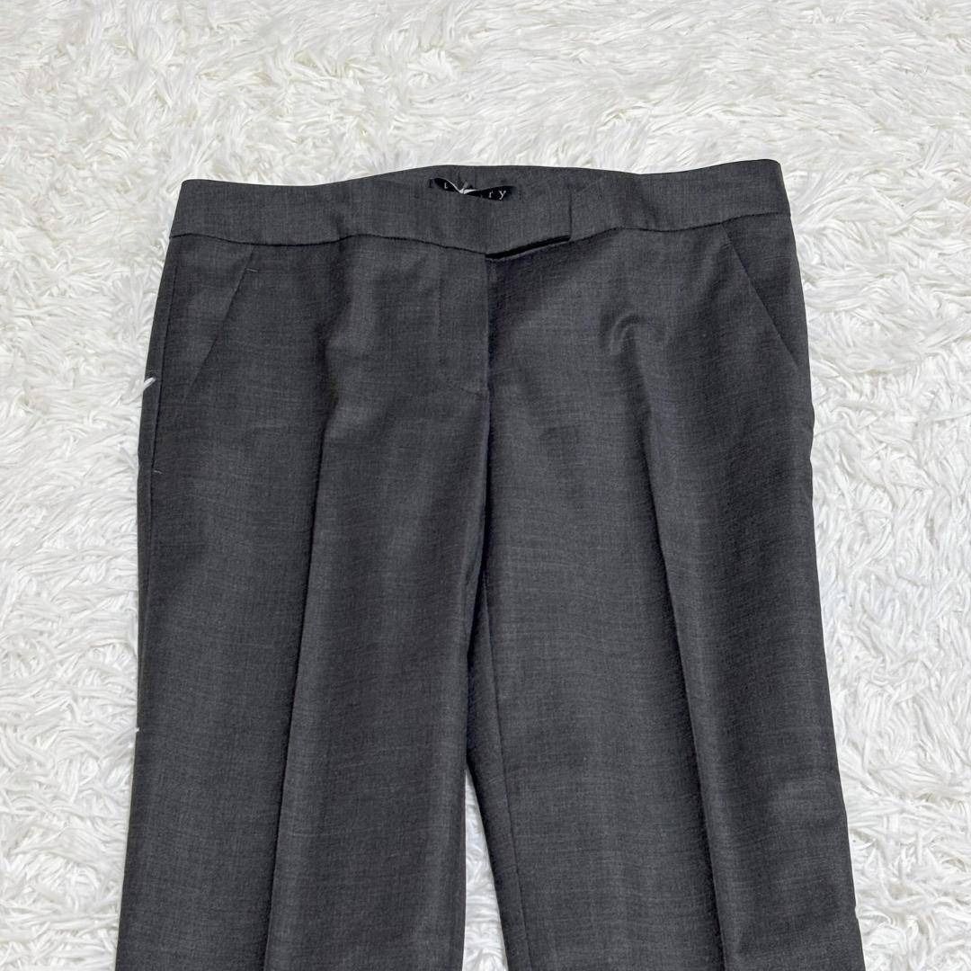 theory ウールセンタープレススラックス 0 グレー