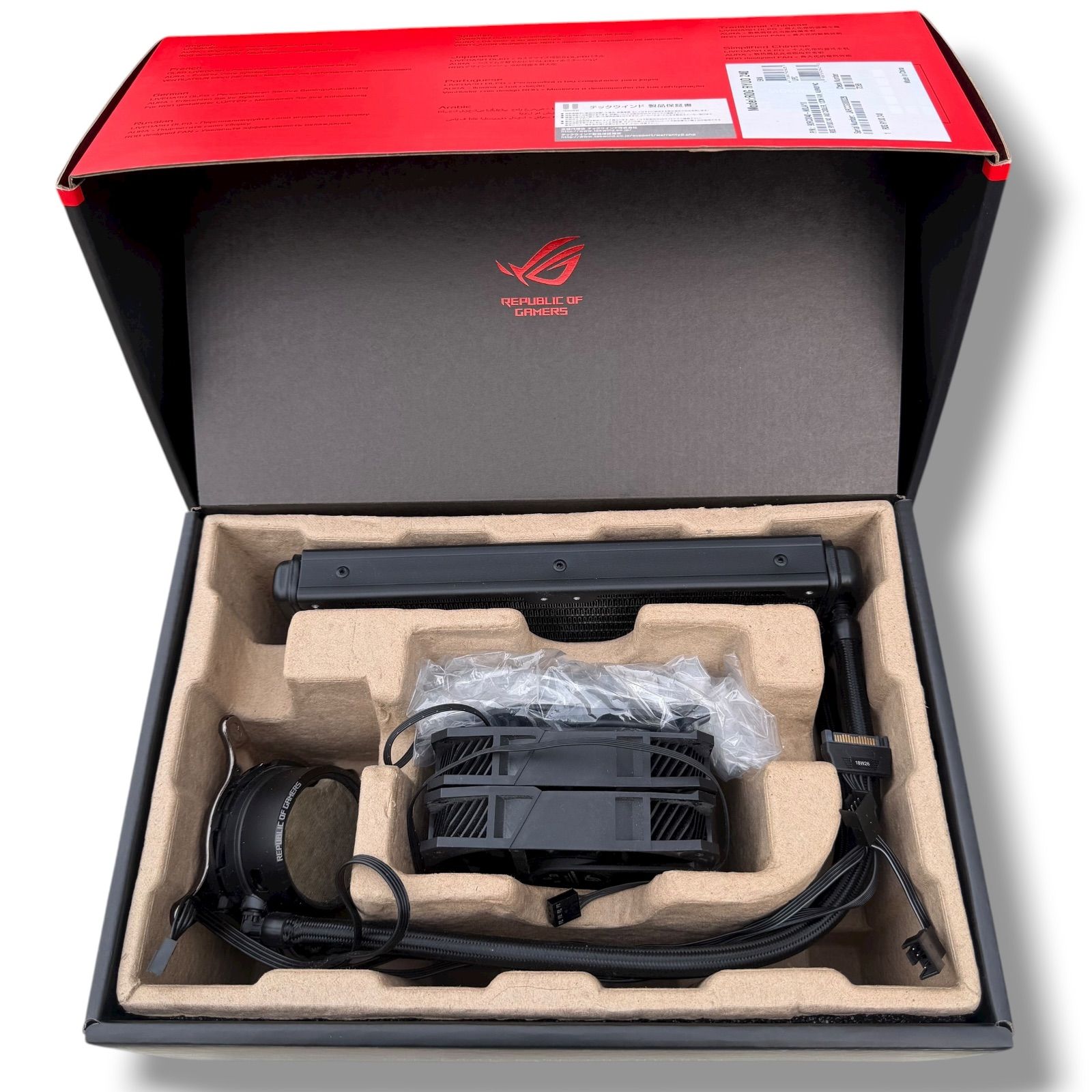 動作品 ASUS ROG RYUO 240 簡易水冷 CPUクーラー エイスース