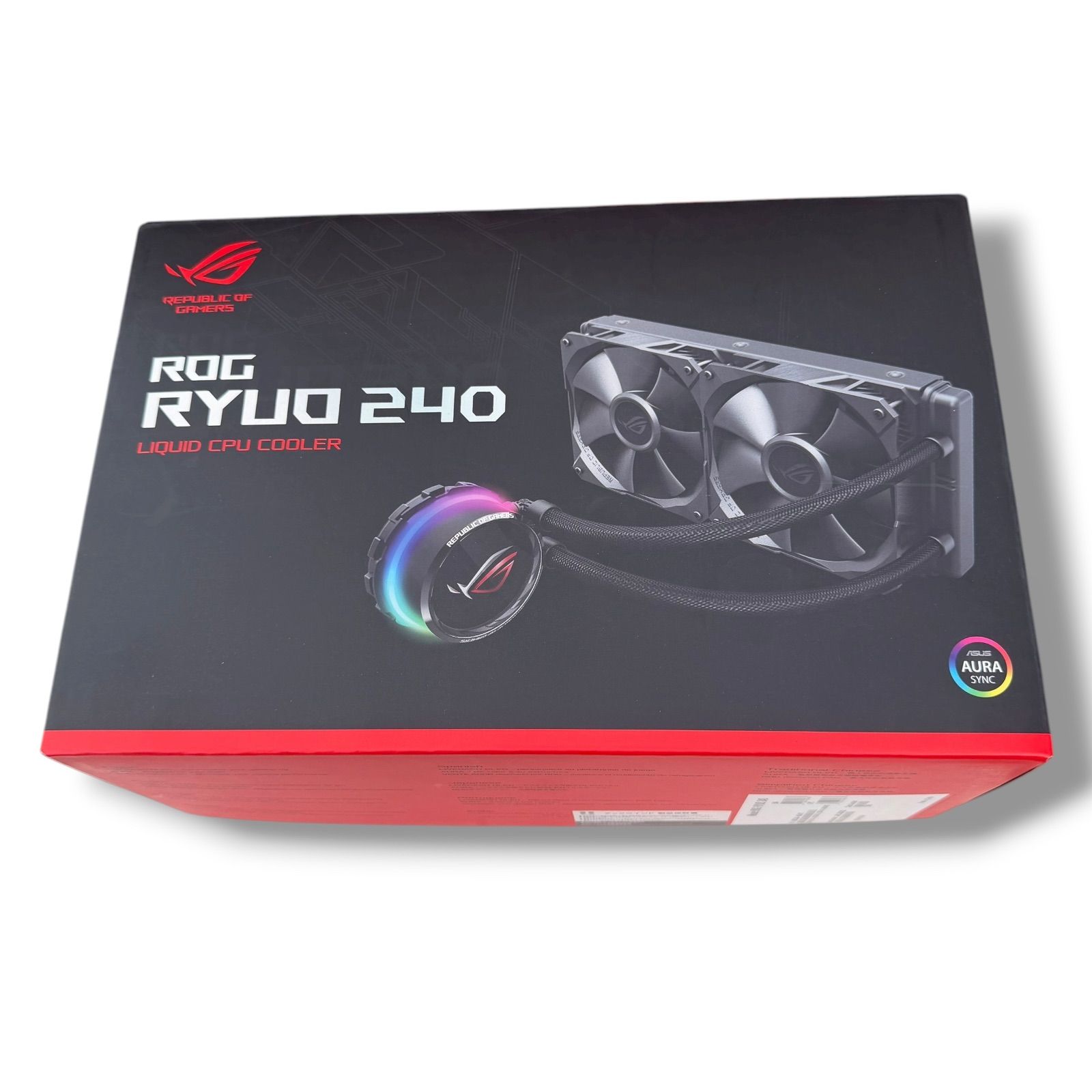 動作品 ASUS ROG RYUO 240 簡易水冷 CPUクーラー エイスース