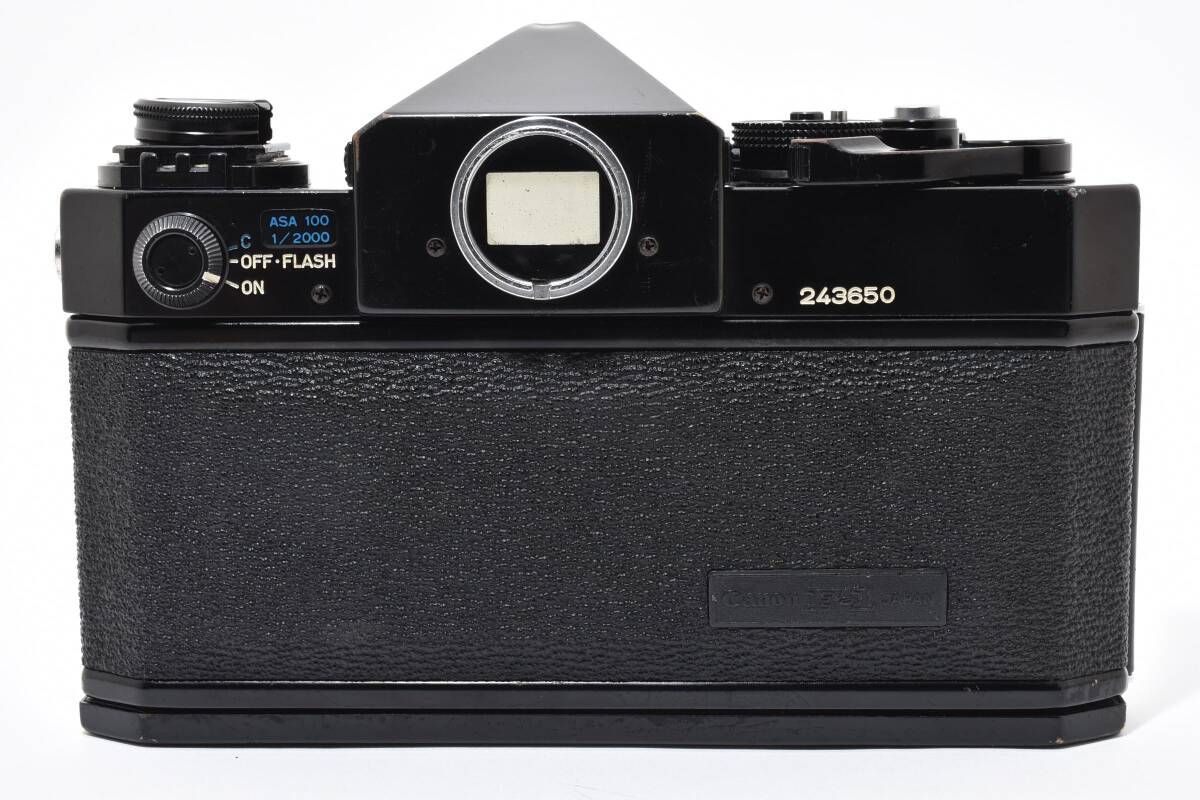 ☆各部モルト張り替え済・美品☆ キャノン AE-1 ボディ #20014 ☆各部