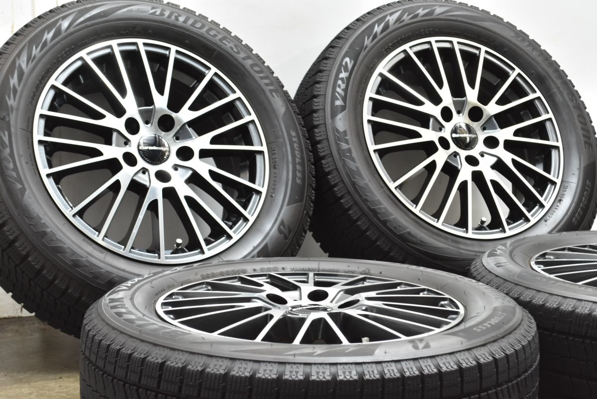 バリ溝 ユーロデザイン 16 in 6 5 J 46 PCD 112 ブリヂストン ブリザック VRX 2 205 60 R VW ゴルフトゥーラン スタッドレス 可