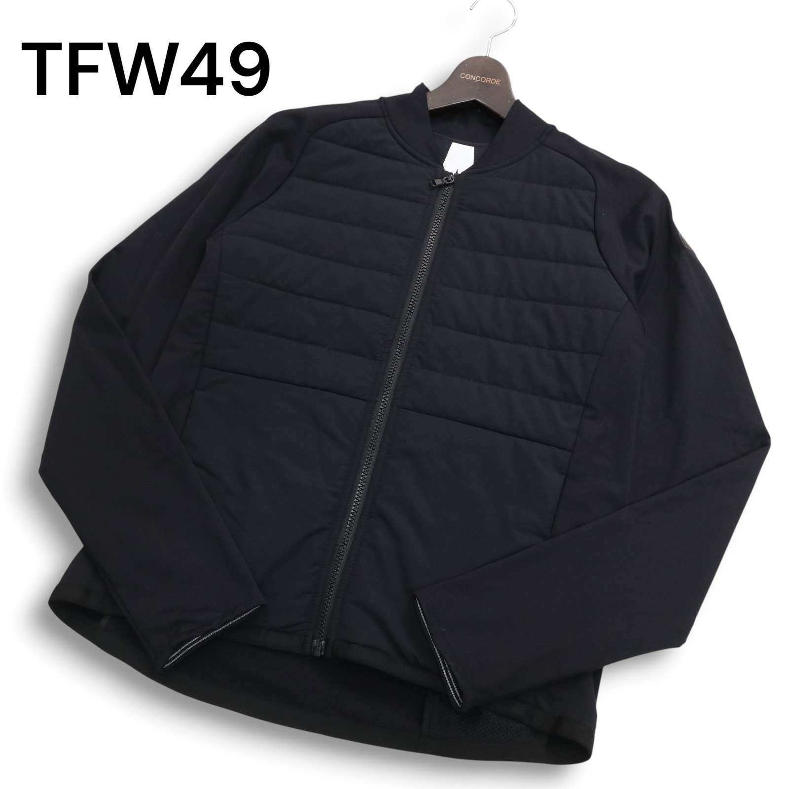 TFW49 ティーエフダブリューフォーティーナイン ゴルフ 秋冬 中綿 シールド ウォーマー ジャケット Sz.2 メンズ 黒
