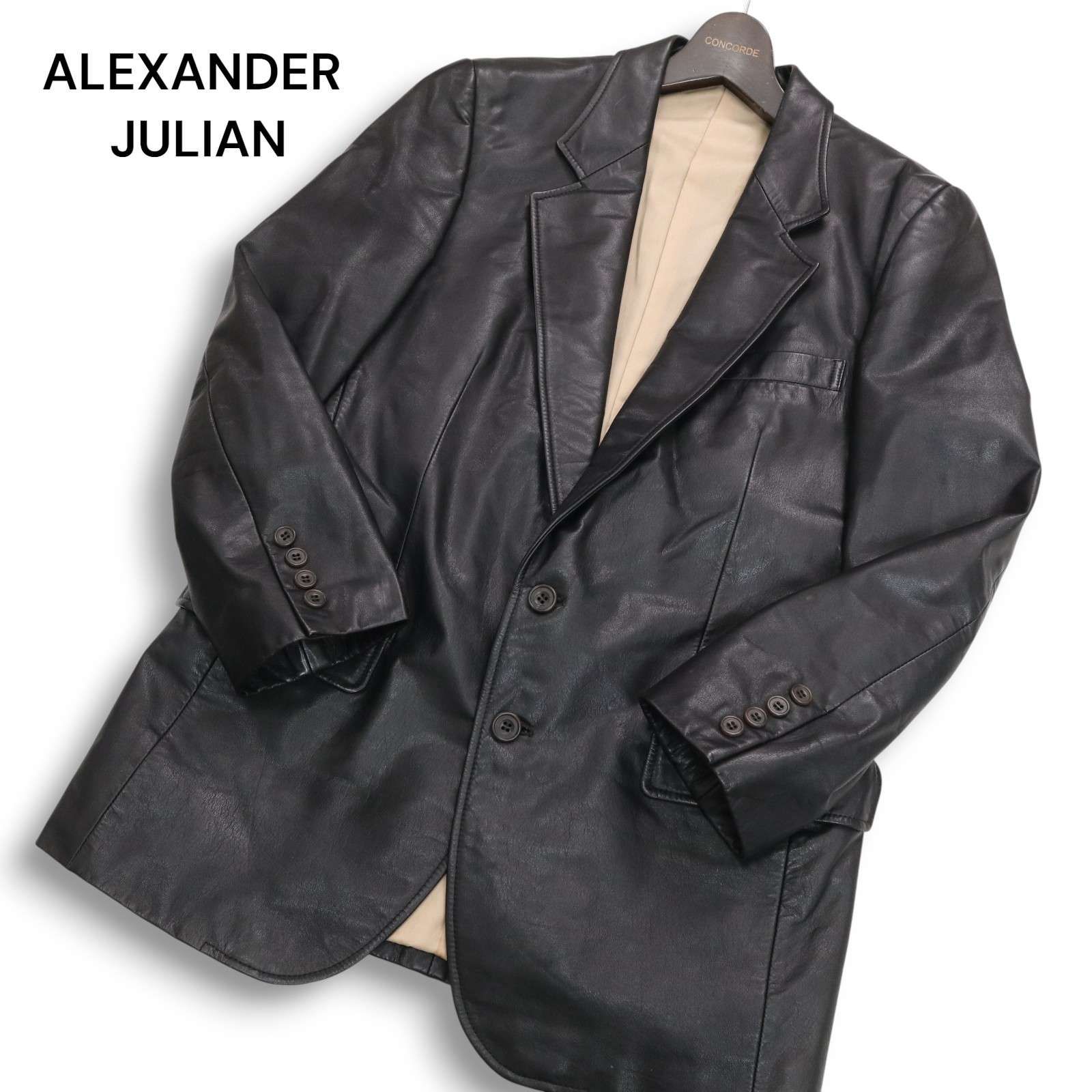 ALEXANDER JULIAN アレキサンダージュリアン 牛革☆ カウ レザー