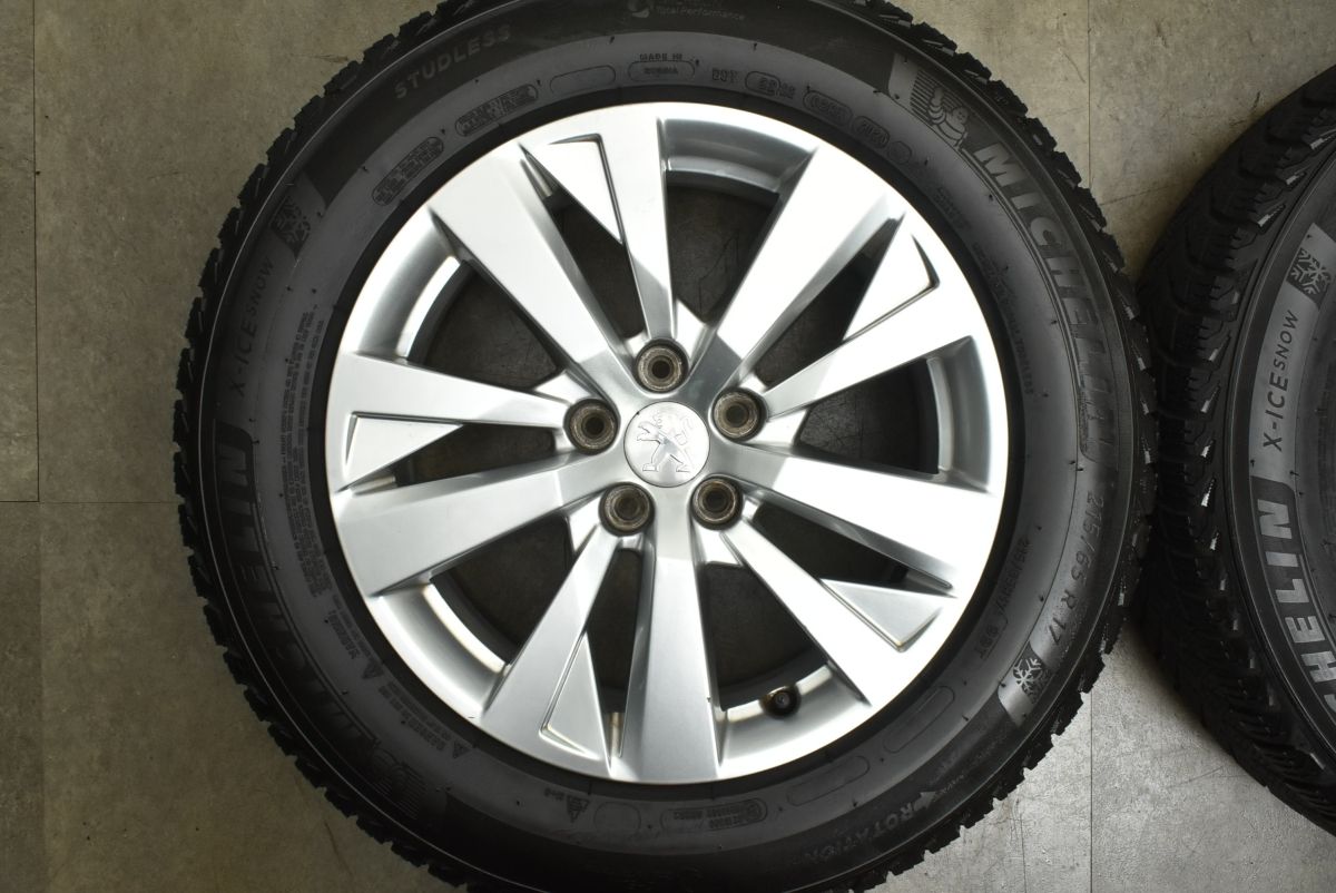 プジョー 3008 17 in 7 J 42 PCD 108 ミシュラン X ICE SNOW 215 65 R 品番 P 84 64 5008 流用