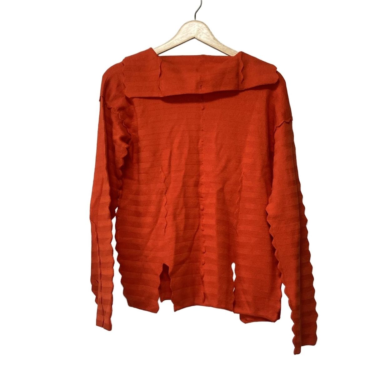 HaaT HeaRT ハート カーディガン サイズ2 M レディース - オレンジ 長袖 ボーダー